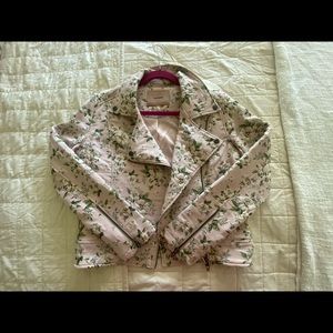 Blank NYC floral jacket